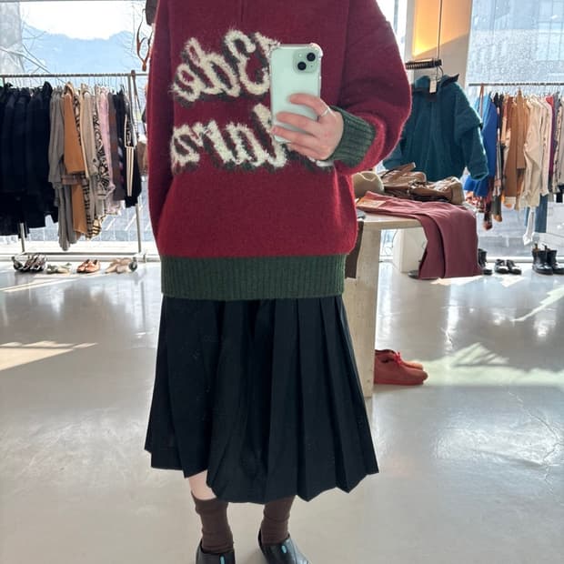 (New) 13de Marzo Half Zip up Knit