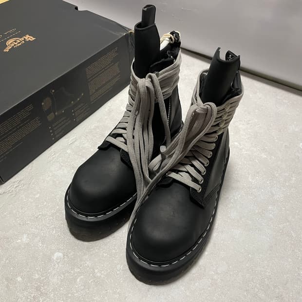 [240] 릭오웬스 닥터마틴 쿼드솔 스틸토 부츠