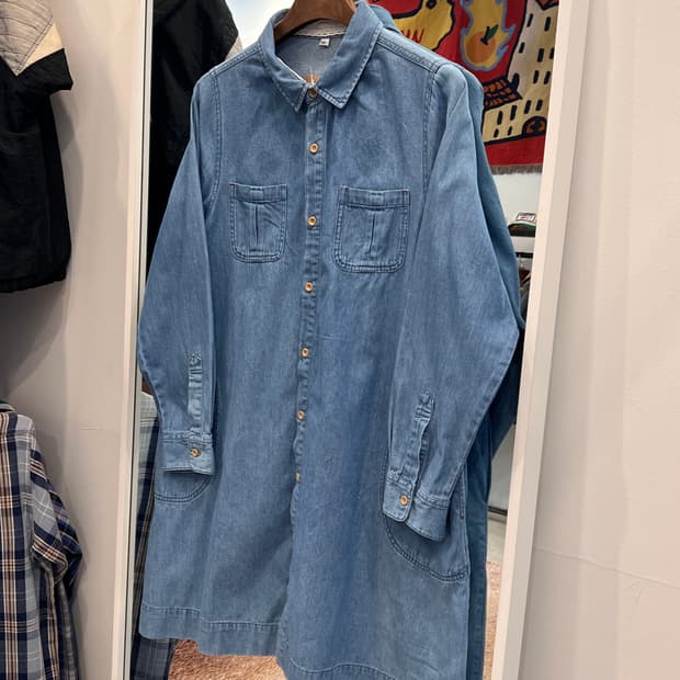 Vtg 빈티지 데님 원피스