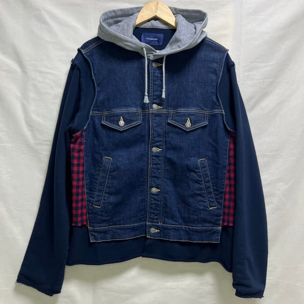 존 언더커버 19SS 도킹 레이어드 데님자켓