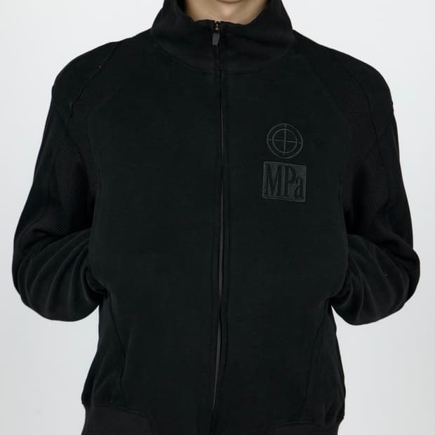 플라스틱프로덕트 contrast zipped jacket