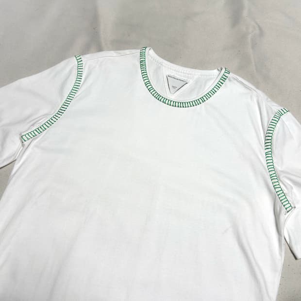 M 보테가 베네타 그린 스티치 반팔티