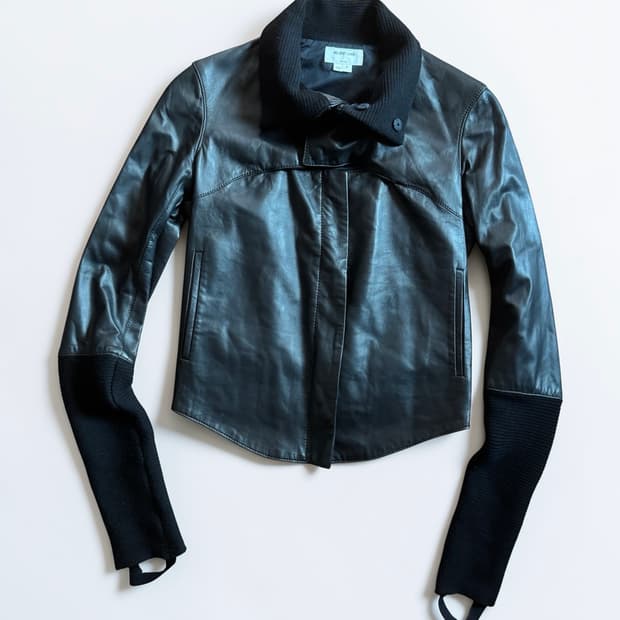 헬뮤트랭 램스킨 레더 자켓