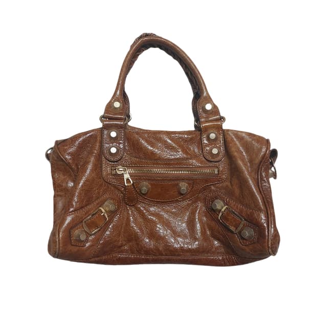 빈티지 모터백 레더 투웨이 긱시크