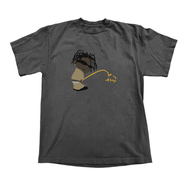 트래비스 스캇 로데오 x CPFM 트랙 8 티셔츠 블랙