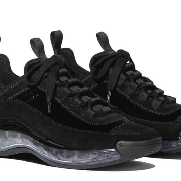 샤넬 믹스드 파이버 에어 스니커즈(265mm)