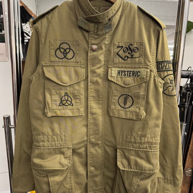 00’s 히스테릭 글래머X레드 제플린 M-65 밀리터리 자켓