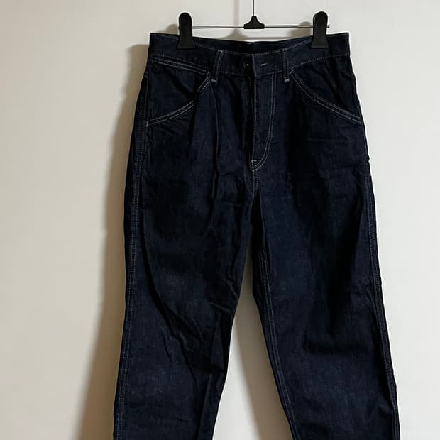 유니클로 진청 바지