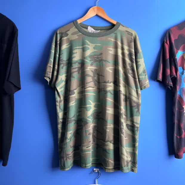 (XL) 90s 우드랜드 카모 빈티지 티셔츠