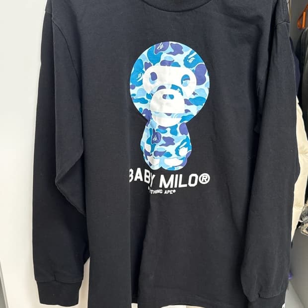 베이프 ABC 카모 베이비 마일로 롱슬리브