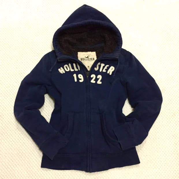 홀리스터 Hollister 1922 보아털 울프죠 후드집업