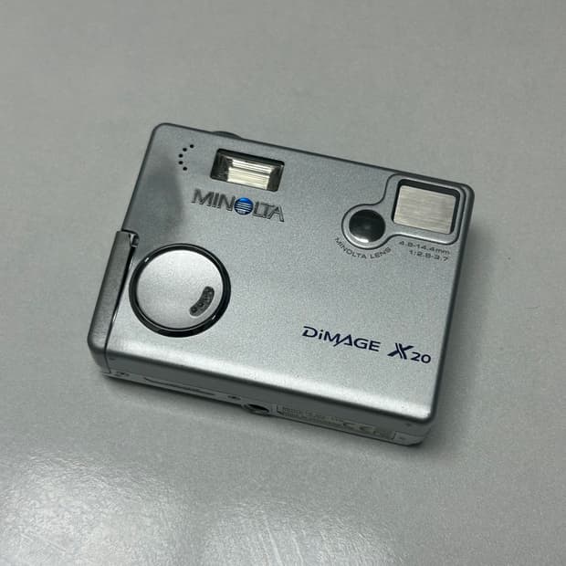 레어/작례O)  미놀타 디미지 x20 빈티지 디카 카메라