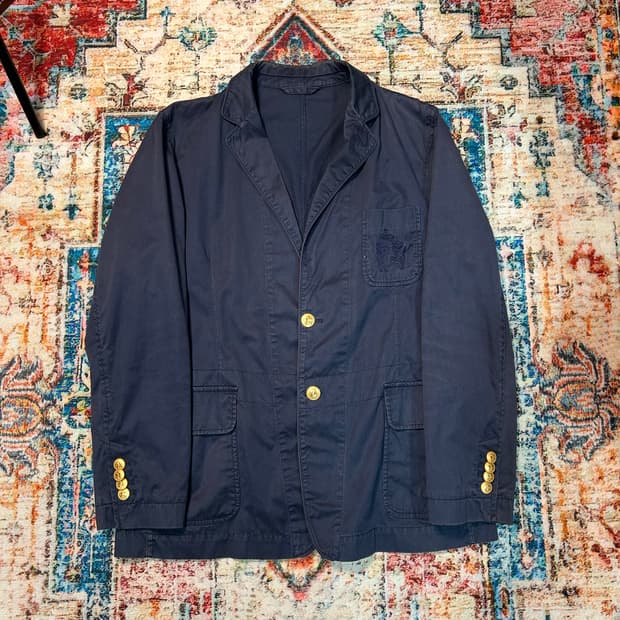 [L] 비비안웨스트우드 맨 금장 싱글버튼 블레이저 