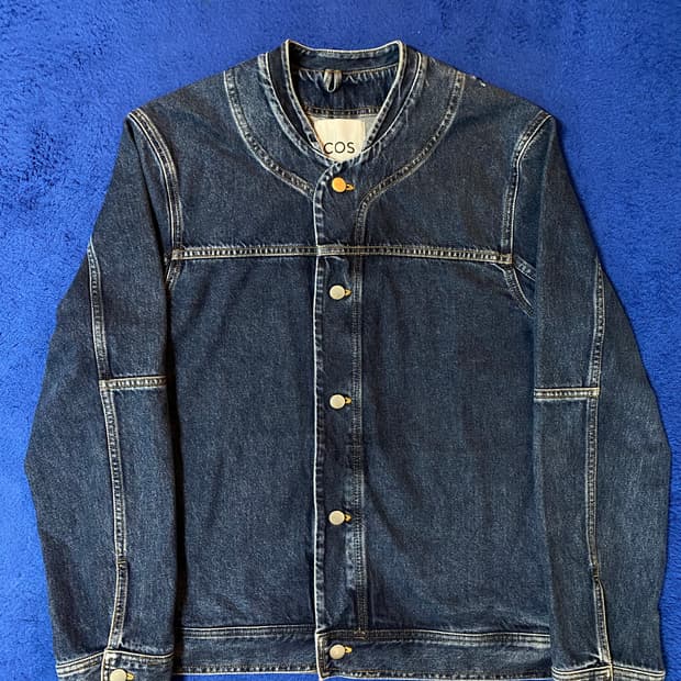 COS 데님 자켓 청자켓 M