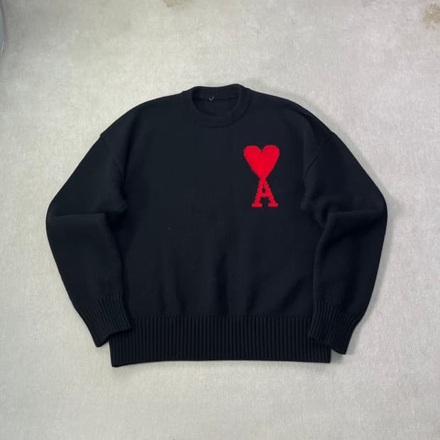 105 아미 빅하트 로고 니트