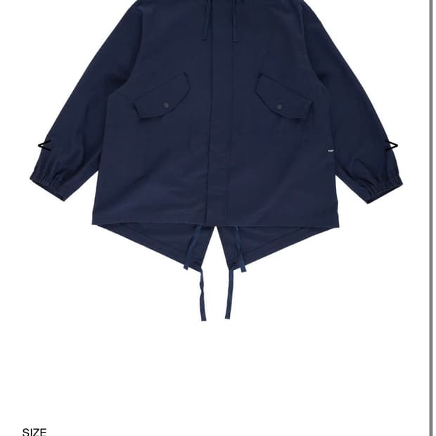 POP FISHTAIL JACKET NAVY (S)
