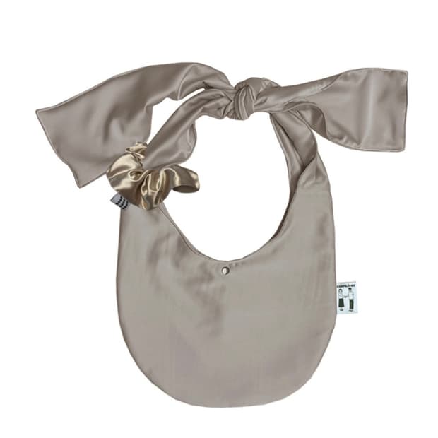 씨씨씨프로젝크 새틴크로스바디백 베이지골드