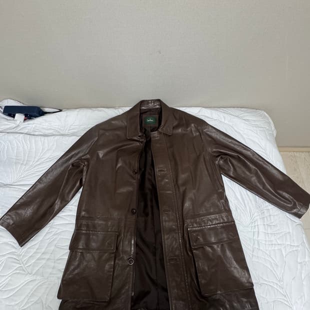 더 바넷 리얼레더 자켓
