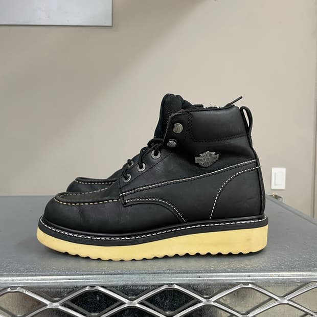 할리데이비슨 보 6인치 블랙 부츠 us8.5 (gr-5384)