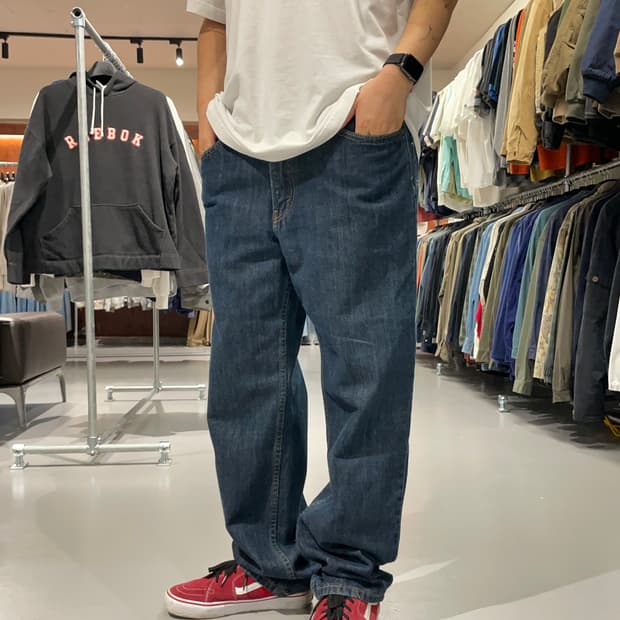 리바이스 550 진청 데님 팬츠