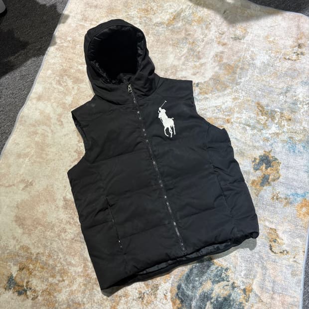 00s 폴로 빅포니 패딩 베스트 조끼