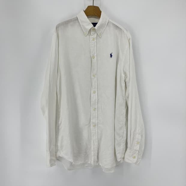 [Ralph Lauren] 랄프로렌 린넨 화이트 셔츠