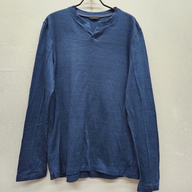 한섬 타임 헨리넥 네이비 니트 긴팔 100(M~L)