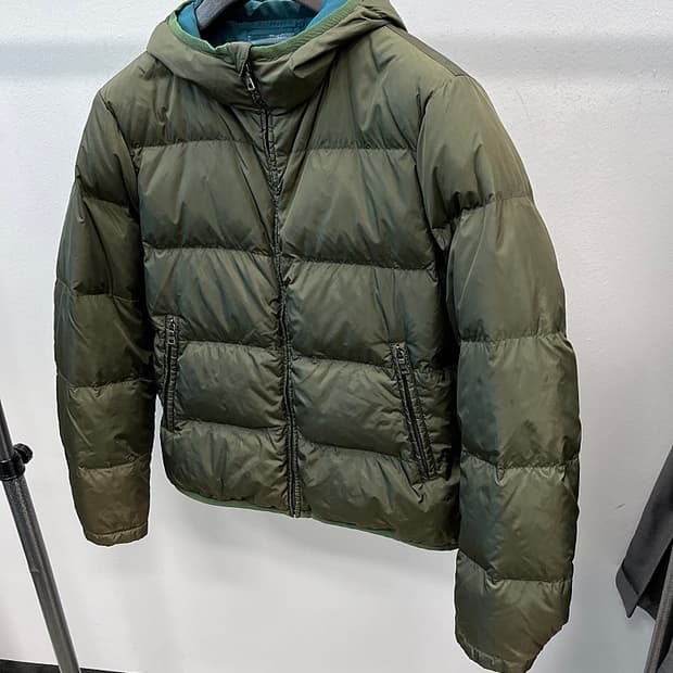 95) 프라다 카키 다운패딩 