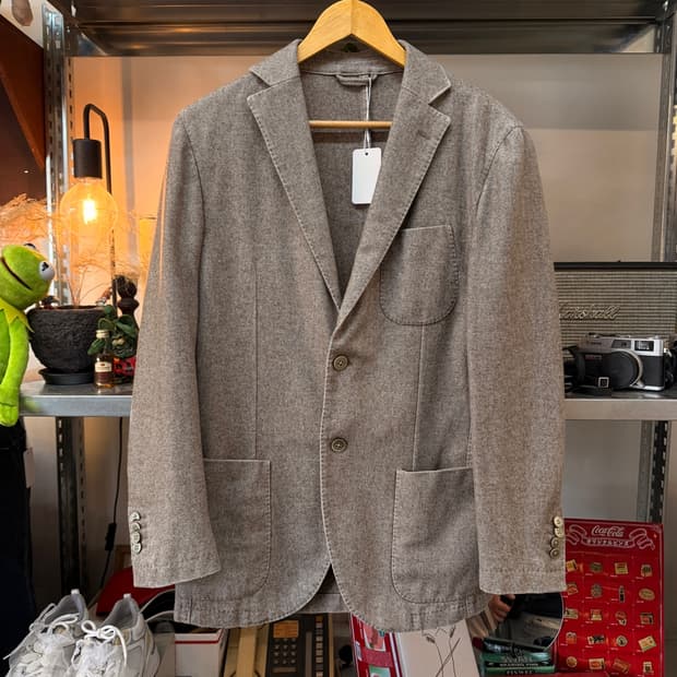 L.B.M 1911 BY LUBIAM 울혼방 더블 벤트 블레이저