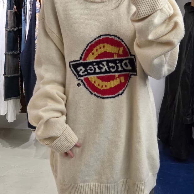 Dickies 디키즈 빅로고 올드스쿨 니트