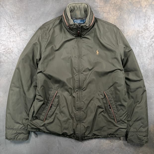 폴로 나일론 블루종 자켓