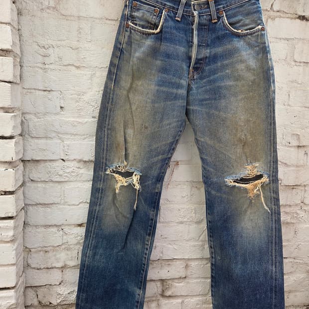 에드윈 505sx 셀비지 데님팬츠