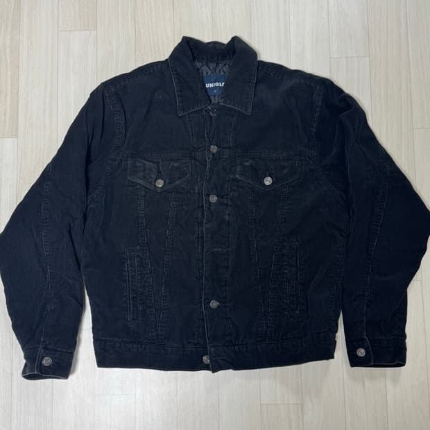 (10’s)유니클로 블랙 코듀로이 자켓