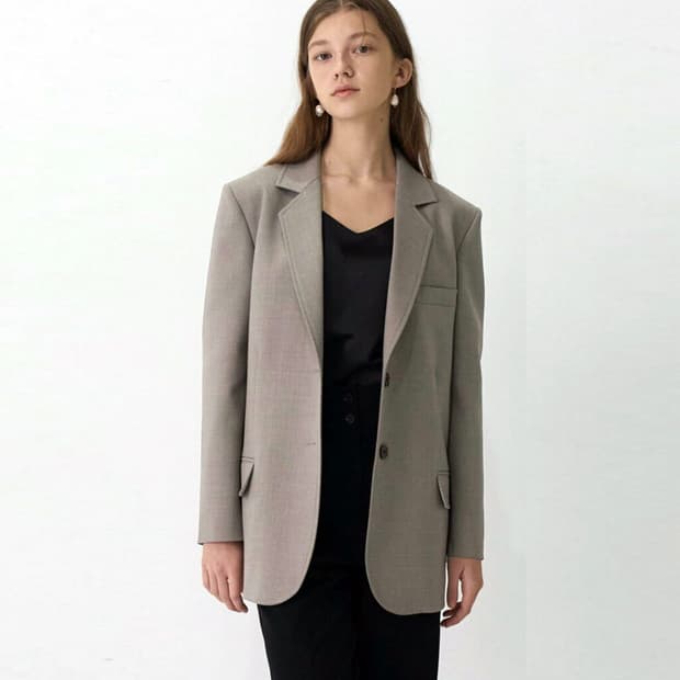 마론에디션 얼티메이트 그레이 싱글자켓 프리사이즈 새상품