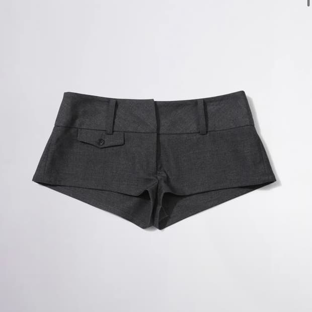 Sculptor Tailored Micro Shorts Gray M