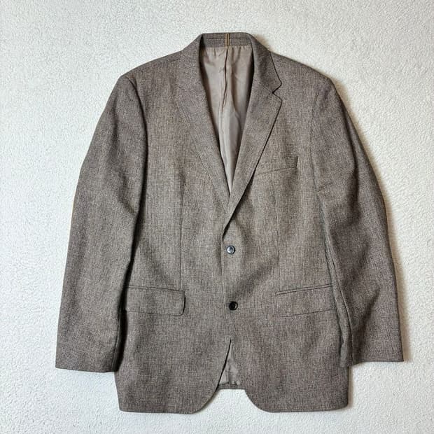 휴고보스 엘보 패치 캐시미어 울 블레이저 자켓 PN6932