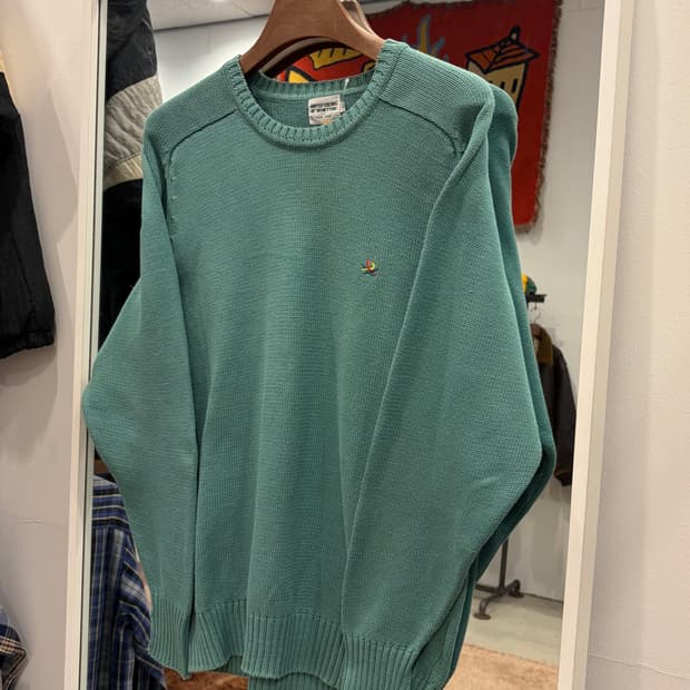 Benetton 베네통 립 코튼 니트