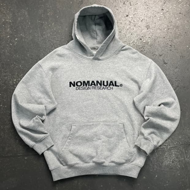 100 노매뉴얼 후드티 