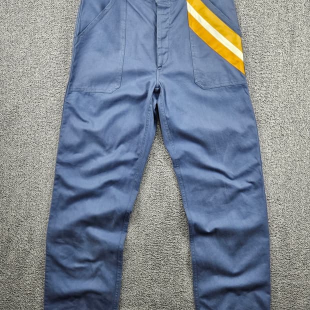 빈티지 버튼플라이 프렌치 워크 팬츠 (48 [34"추정]) / 11550