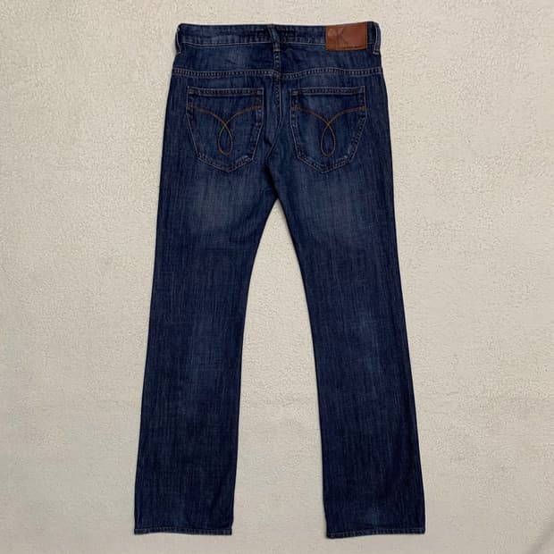 [표기 30, 실측 33] 캘빈 클라인 부츠컷 데님팬츠