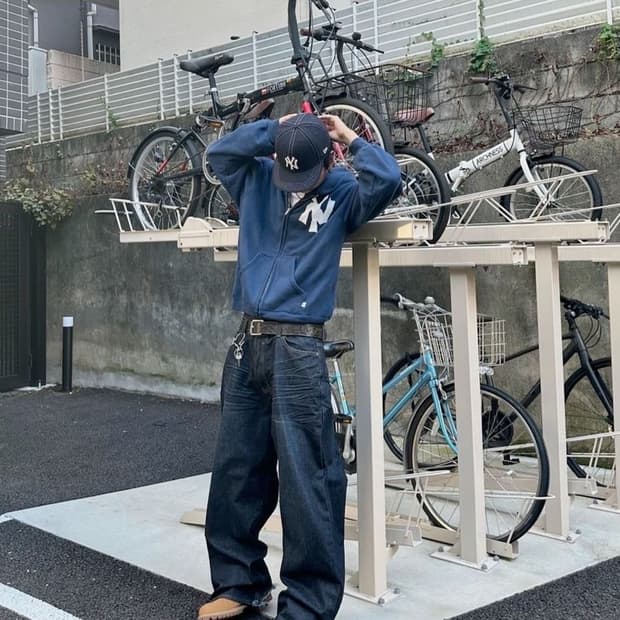 🇺🇸 아킴보 클럽 NY 후디 네이비