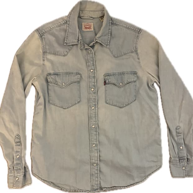 리바이스 웨스턴 데님 셔츠