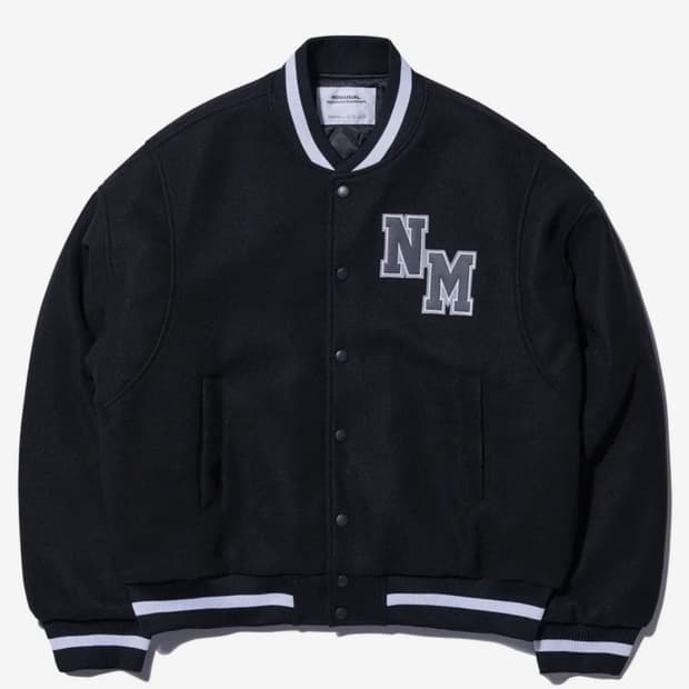 노매뉴얼 바시티 자켓