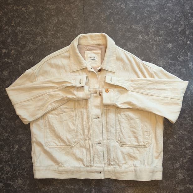 [스튜디오톰보이] 아이보리 자켓  F