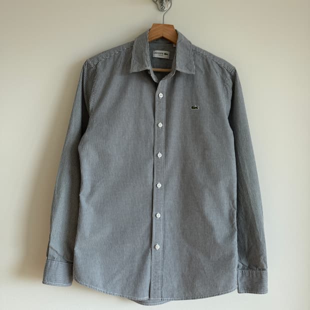 라코스테(LACOSTE) 핀스트라이프 셔츠