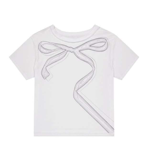 뚜오미오 DAMAGED T-SHIRTS [White]