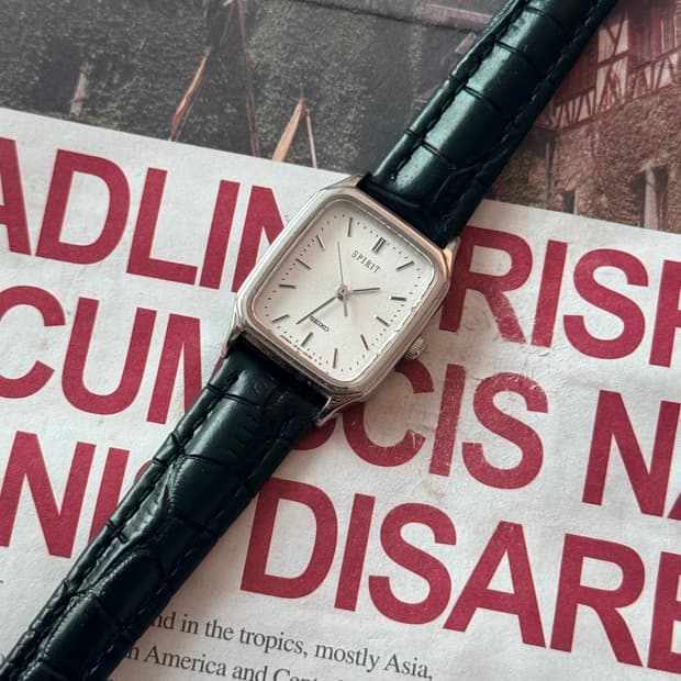 세이코 Seiko 쿼츠 스퀘어 스피릿 레이디스