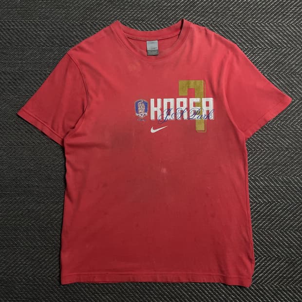 00s 나이키 2002 대한민국 국대 박지성 티셔츠o 5324