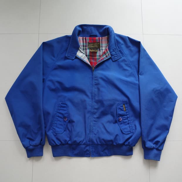 90s 에디바우어 빈티지 65/35 해링턴 자켓 블루 (105)