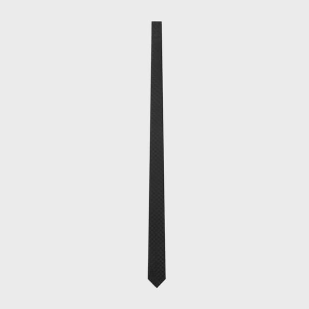 [박보검님 착용] 셀린느 24ss 자카드 트리옴페 실크 타이